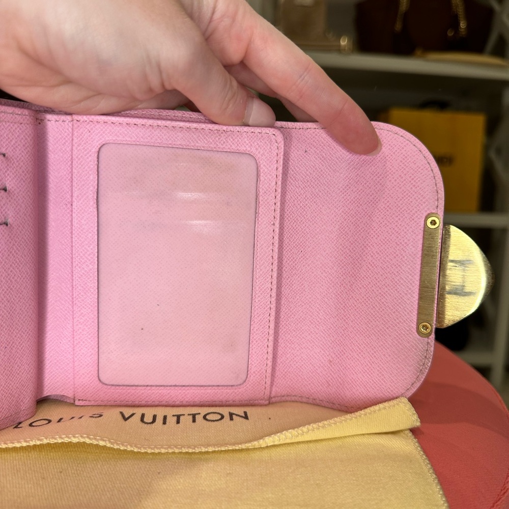 Louis Vuitton White Multicolor Joey Bifold Wallet - Picture 11 of 15